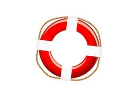 Isolated life buoy vector