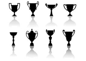 Sport cups and awards vector