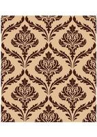 Floral damask seamless pattern vector