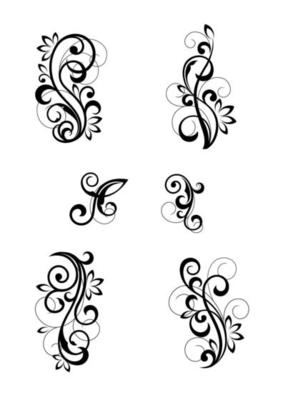 Flourishes element patterns