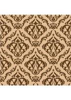 Tracery brown seamless pattern vector