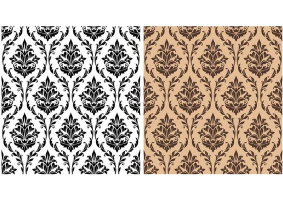 Seamless damask pattern