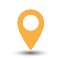 Travel Map pin sign location vector icon