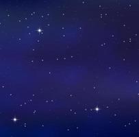 Night shining starry sky, blue space background with stars, space. beautiful night sky. vector