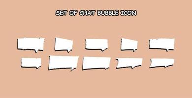 Set of Chat Bubble Icon