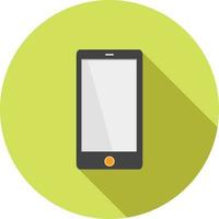 Smart Device Flat Long Shadow Icon vector