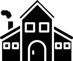 House Glyph Icon vector