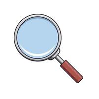Magnifying glass vector isolated