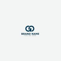 GO Logo Design Template Vector Graphic Branding Element.