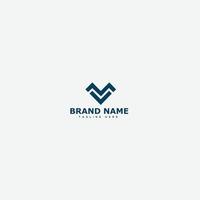 MV Logo Design Template Vector Graphic Branding Element.