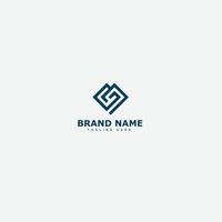 GS Logo Design Template Vector Graphic Branding Element.