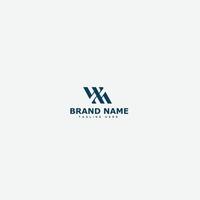 MW Logo Design Template Vector Graphic Branding Element.