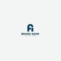 FA Logo Design Template Vector Graphic Branding Element.