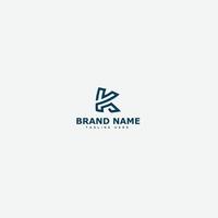 K Logo Design Template Vector Graphic Branding Element.