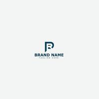 PR Logo Design Template Vector Graphic Branding Element.