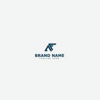 AF Logo Design Template Vector Graphic Branding Element.