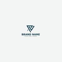 RV, VR Logo Design Template Vector Graphic Branding Element.