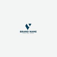 V Logo Design Template Vector Graphic Branding Element.