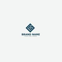 GM Logo Design Template Vector Graphic Branding Element.