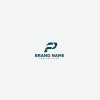 FP Logo Design Template Vector Graphic Branding Element.