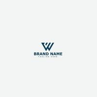 W Logo Design Template Vector Graphic Branding Element.