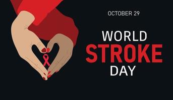 World Stroke Day vector