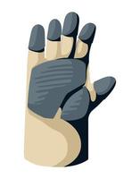 glove astronaut space outer retro vector