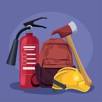 emergency service tools vector