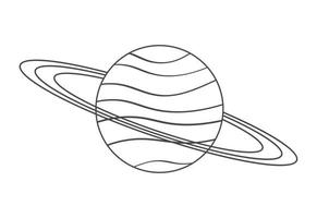 saturn space planet vector