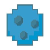 planet eight bit style vector