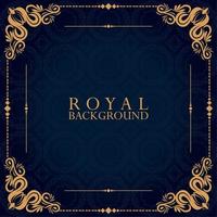 royal background square label vector