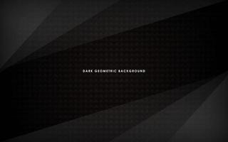 Black abstract geometric background. Modern shape concept. Eps10 vector