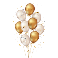 luxe verjaardag decoratie ballonnen png