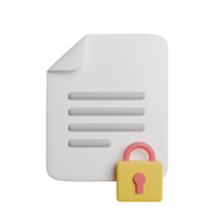 Locked File Document png