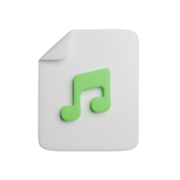 signo de archivo de audio png