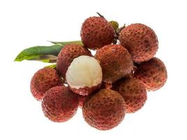 lichi de frutas asiáticas foto