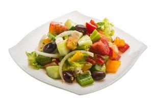 deliciosa ensalada griega foto