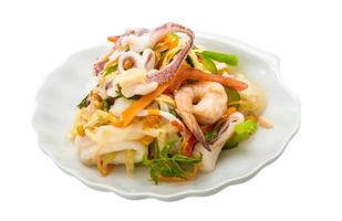 Asian seafood salad photo