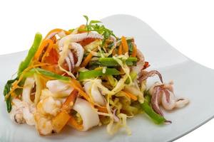 Asian seafood salad photo