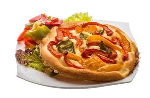 Pizza with bulgarian pepper photo