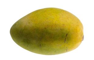 Ripe Mango on white background photo