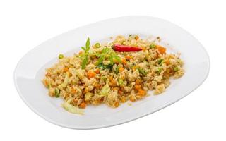 Vegetarian fried rice photo