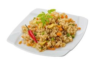 Vegetarian fried rice photo