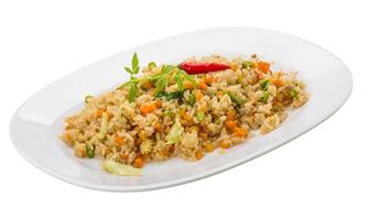 Vegetarian fried rice photo