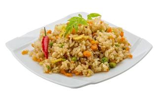 Vegetarian fried rice photo