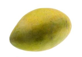 Ripe Mango on white background photo