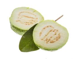 Guava on white background photo