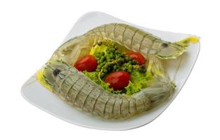 Raw Spiny lobster photo