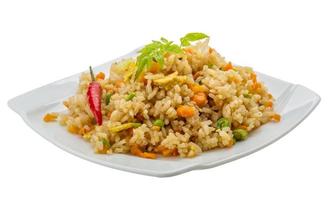 Vegetarian fried rice photo