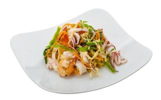 Asian seafood salad photo